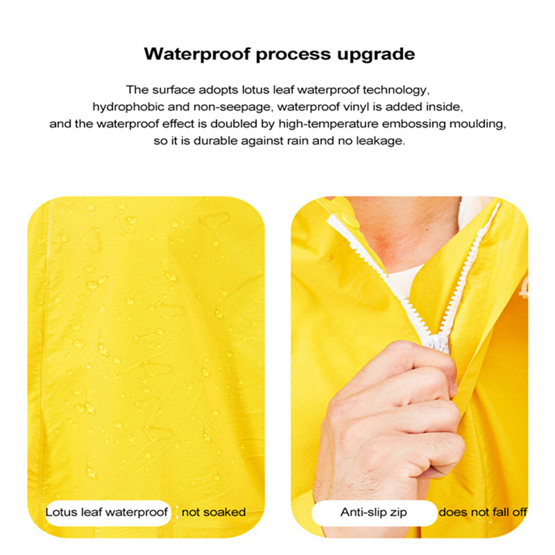Emergency Two-Piece Waterproof Raincoat