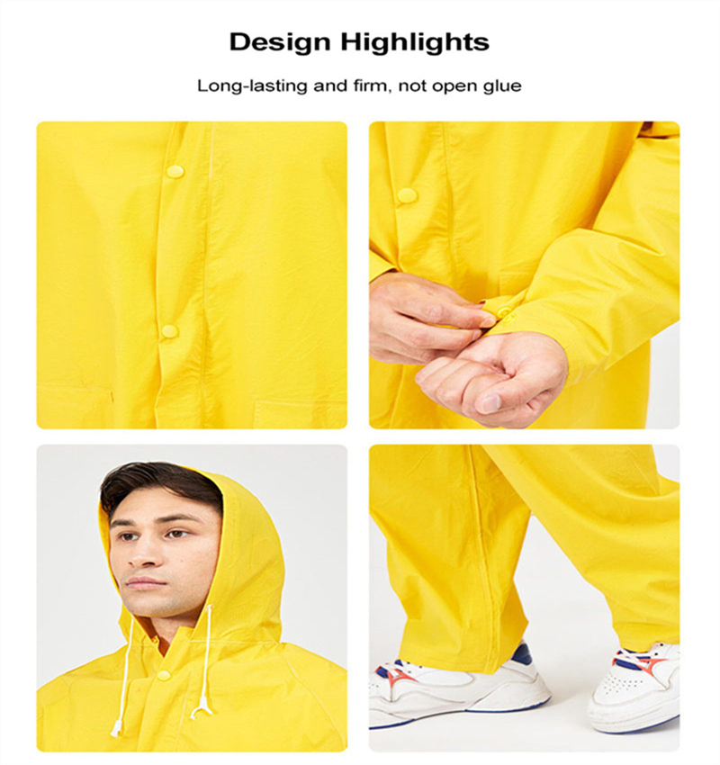 Army Green Raincoat PVC+Polyester