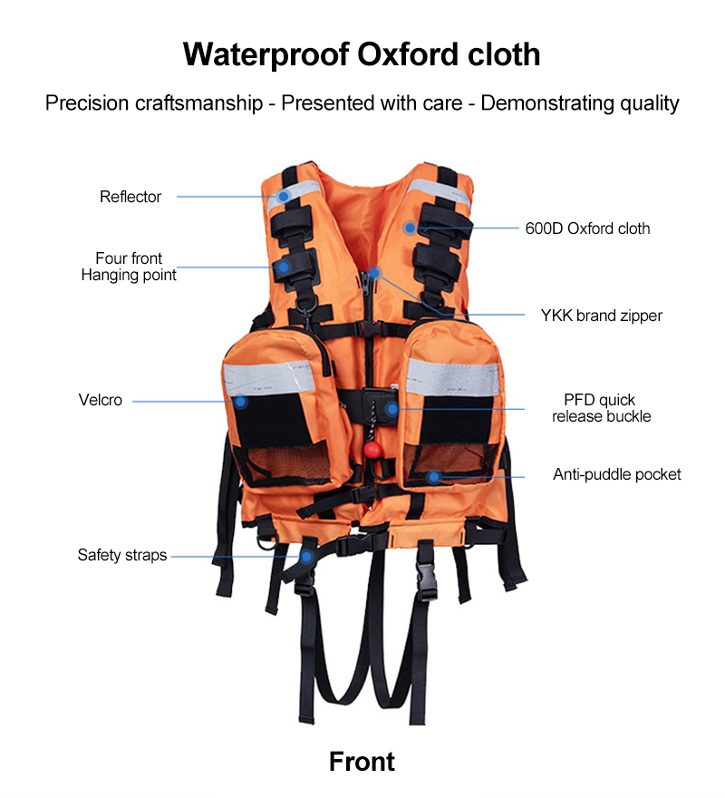 Multi-functional Life Jacket 600D Oxford