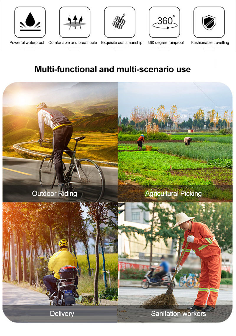 Disaster Rescue Double-Layer Raincoat