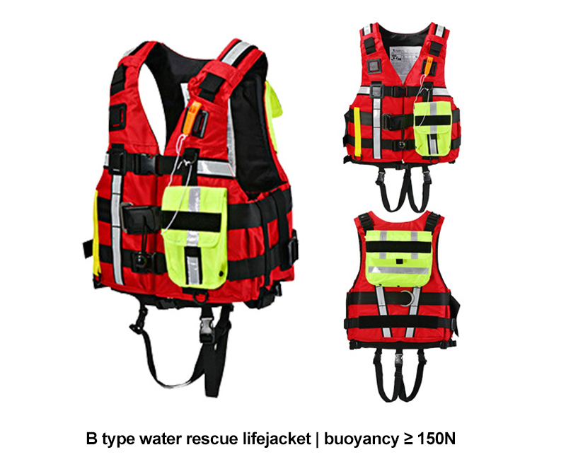 Multi-pocket Life Vest 600D Oxford Fabric