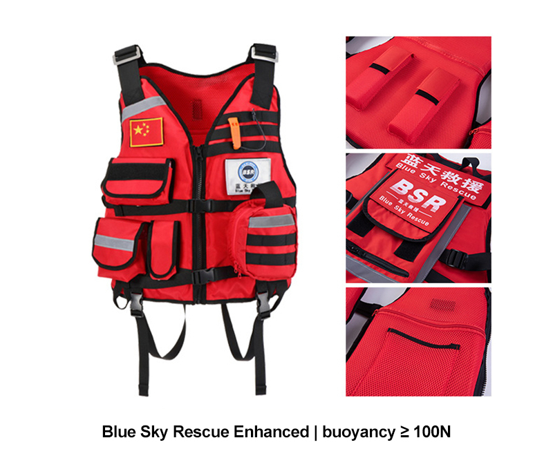 NBR Foam Dam Relief Life Jacket