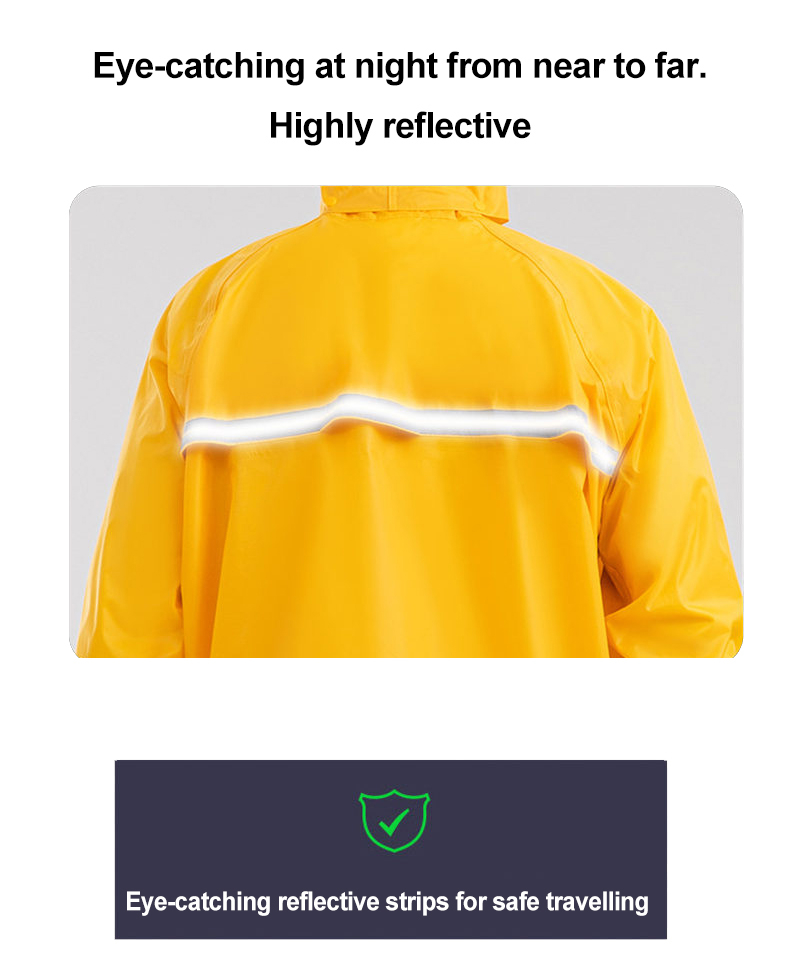 Reflective Strip Rescue Rain Coat