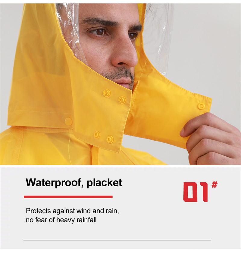 Taffeta PVC Disaster Rain Suit