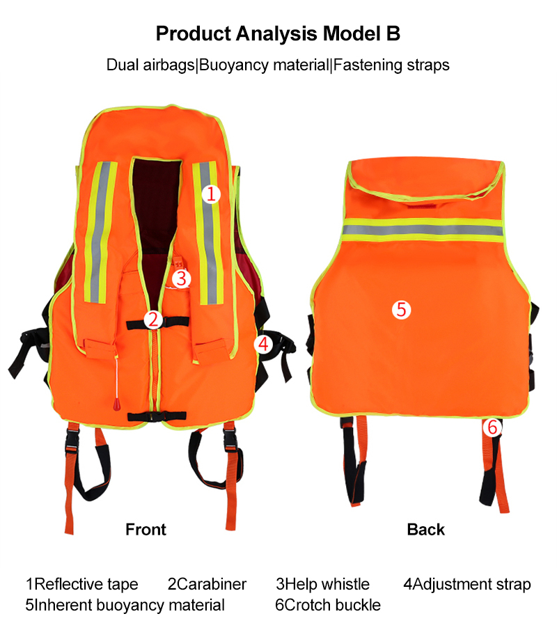 Disaster Emergency Inflatable Life Jacket