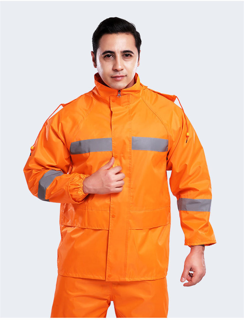 Polyester PVC Layer Disaster Raincoat