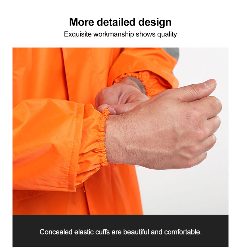 Post-Disaster Settlement Work Raincoat Set