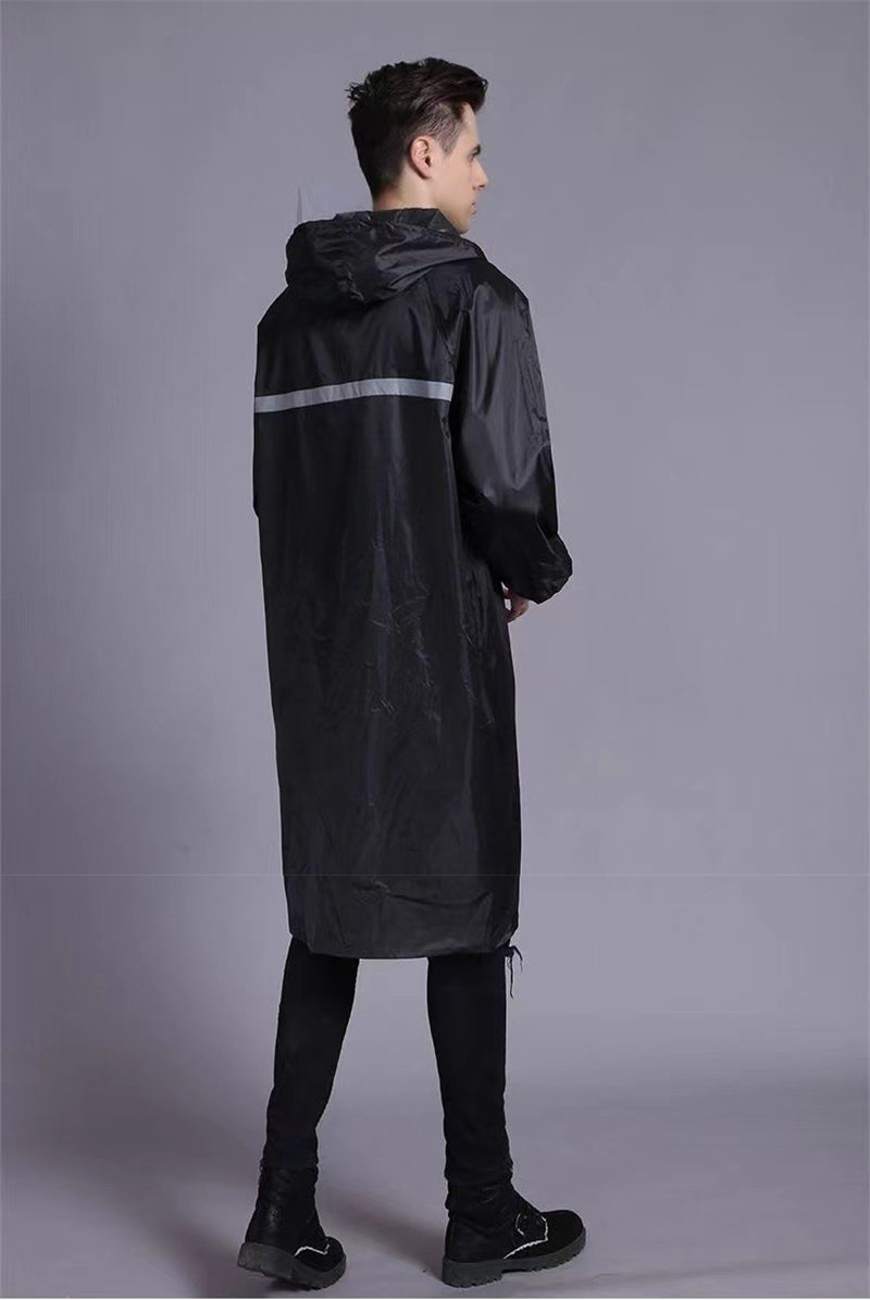 Black Flood Control Team Waterproof Coat Black Flood Control Team Waterproof Coat