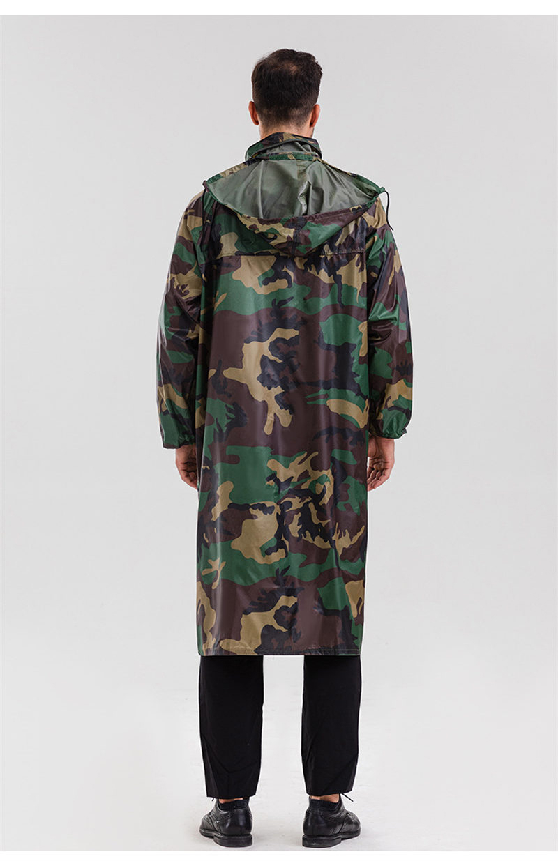 Polyester PVC Disaster Area Raincoat