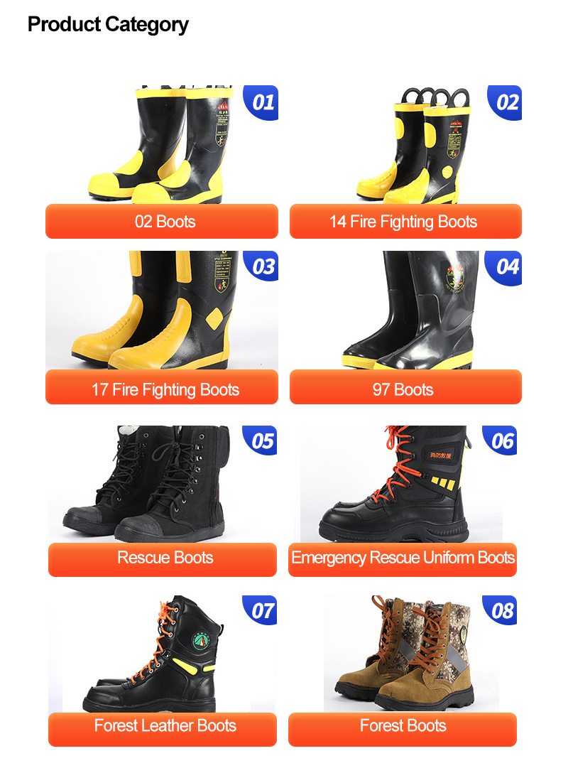 Mountain Rescue Boots Non-slip Heat-resistant