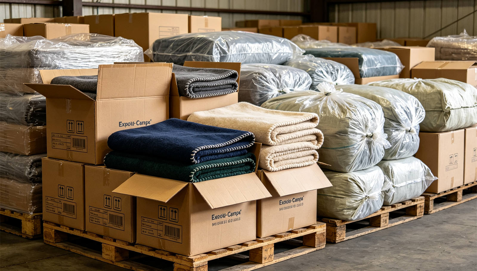 YRF Textile product view supporting the blanket packing and label verification article for buyer comparison and procurement planning by overseas institutional teams for the inspect visible packing evidence section.