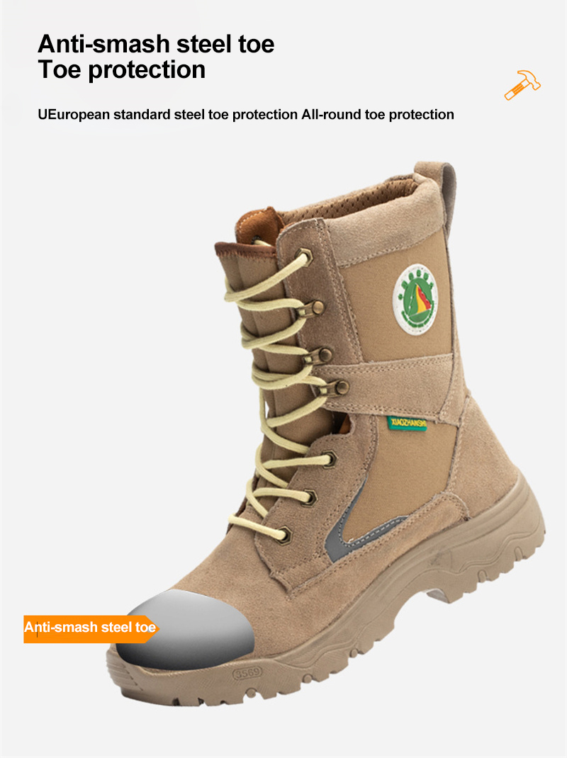 Forest Combat Anti-Smash Boots EU Steel Toe