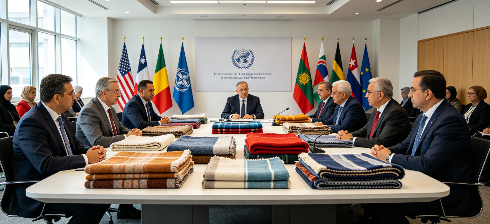 Emergency relief blanket procurement meeting for government, NGO and institutional buyer planning