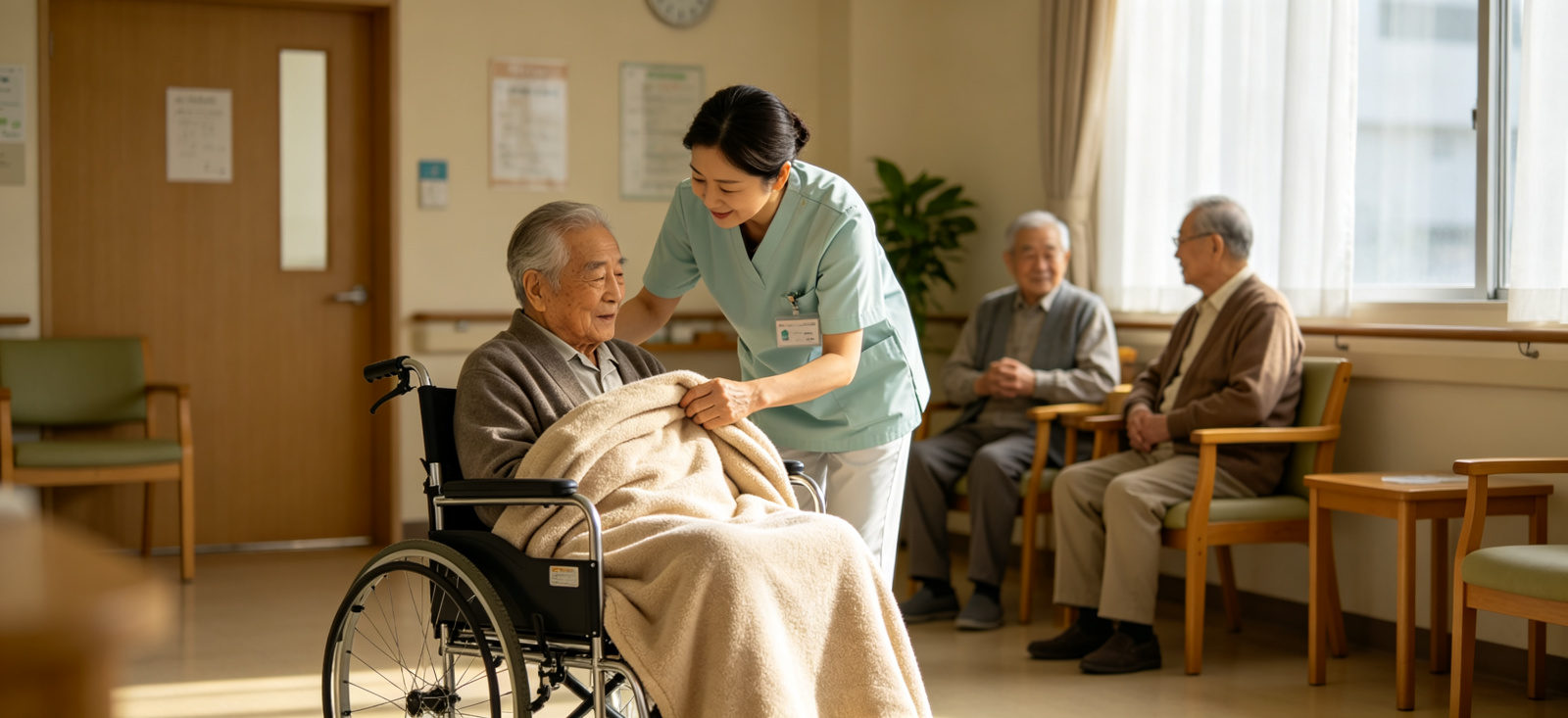Emergency relief blanket elderly care scene for special population configuration and comfort review Emergency relief blanket elderly care scene for special population configuration and comfort review
