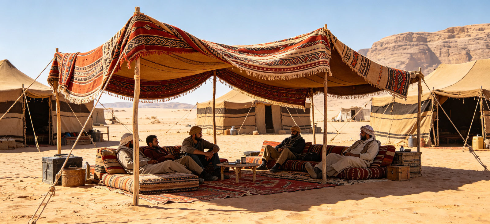 Emergency relief blanket shaded camp scene for final action recommendations and project planning Emergency relief blanket shaded camp scene for final action recommendations and project planning