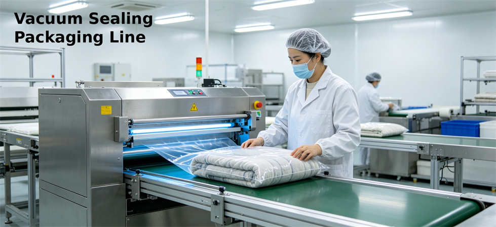 Emergency relief blanket vacuum sealing line for packing method review and volume planning