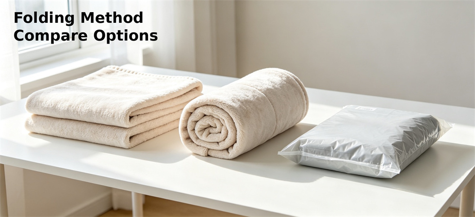 Emergency relief blanket folding options for buyer comparison, carton volume and sample approval