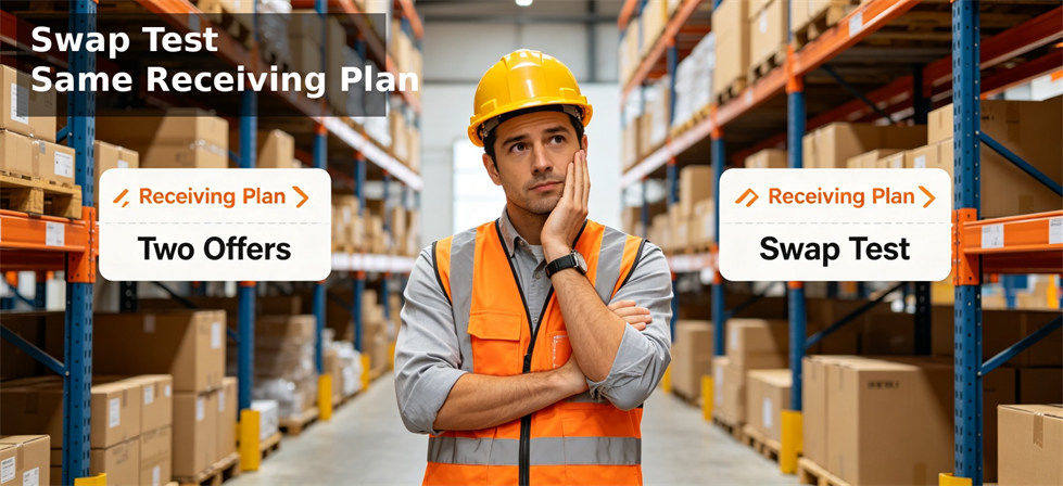 Relief blanket receiving plan swap test for comparing project responses and operational execution clarity