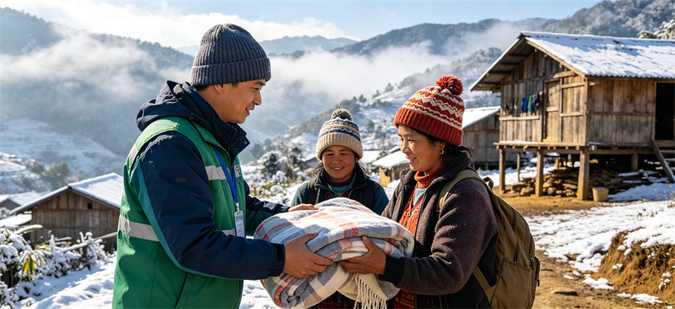 Bulk relief blanket mountain distribution for explaining supplier comparison and repeat RFQ support