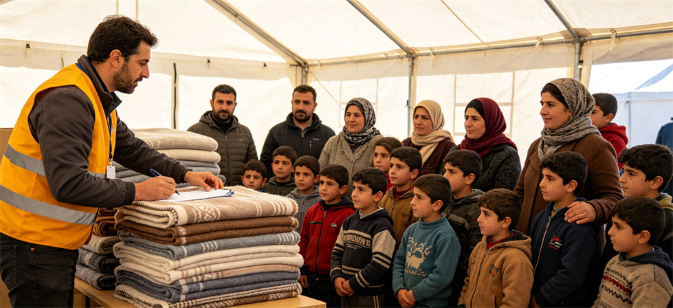 Shelter-project blanket group distribution for buyer questions on quantity estimates and issue groups