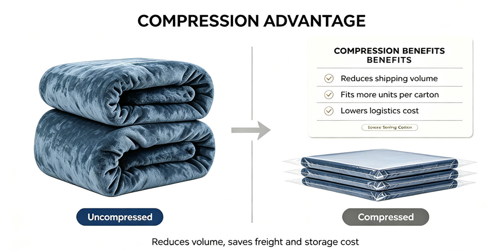 Emergency blanket packing presentation showing solid color dark blue for institutional procurement review Emergency blanket packing presentation showing solid color dark blue for institutional procurement review
