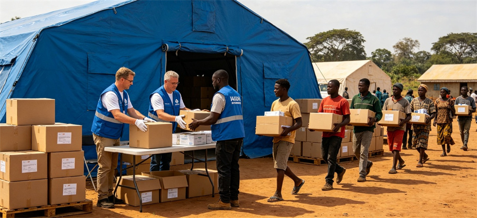Relief tent distribution for institutional relief tent procurement and project review