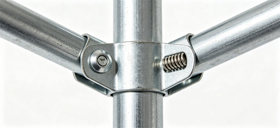 Frame tent joint detail shown for frequently asked questions in institutional relief tent procurement planning