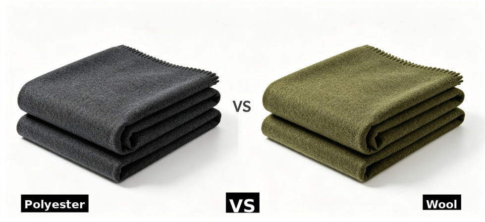 Polyester and wool blankets compared for warmth, weight and durability decisions