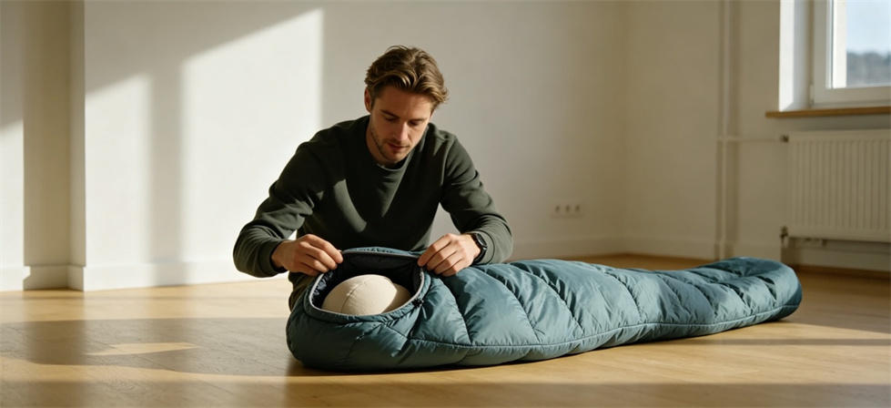 Sleeping bag hood check for institutional sleeping bag procurement and supply planning