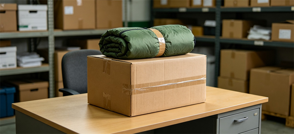 Sleeping bag courier package for institutional sleeping bag procurement and supply planning