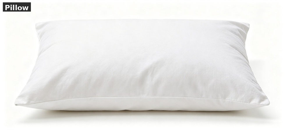 White polyester school dormitory pillow white bg for school dormitory supplies procurement and institutional supply planning