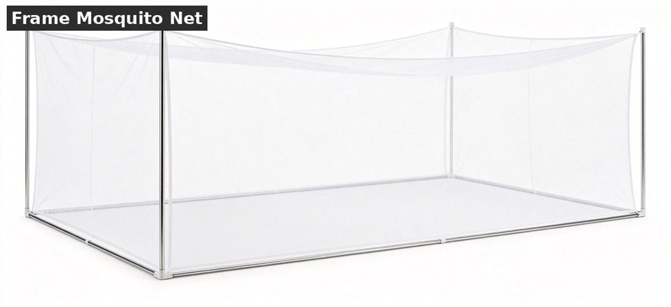 White frame school mosquito net for bunk bed for school dormitory supplies procurement and institutional supply planning