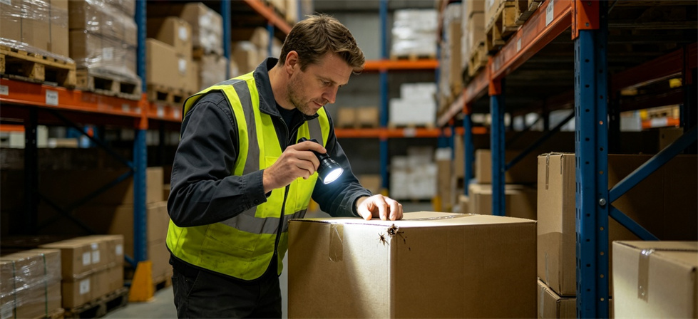 Sleeping bag pest inspection for institutional sleeping bag procurement and supply planning