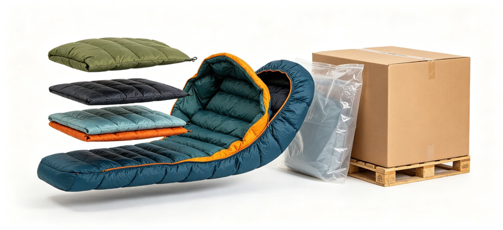 Sleeping bag packing exploded for institutional sleeping bag procurement and supply planning Sleeping bag packing exploded for institutional sleeping bag procurement and supply planning