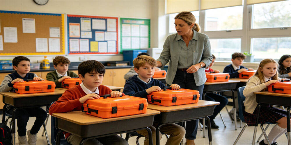 School Evacuation With Emergency Carry‑Backpack Kits School Evacuation With Emergency Carry‑Backpack Kits