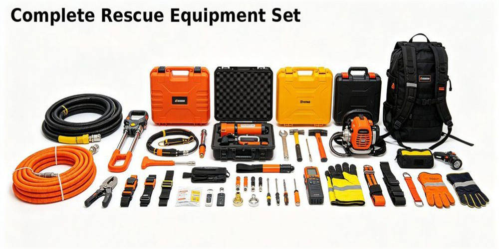Complete Rescue Equipment Set, full‑range breaching and lifting rescue tools collection for institutional supply and bulk procurement Complete Rescue Equipment Set, full‑range breaching and lifting rescue tools collection for institutional supply and bulk procurement