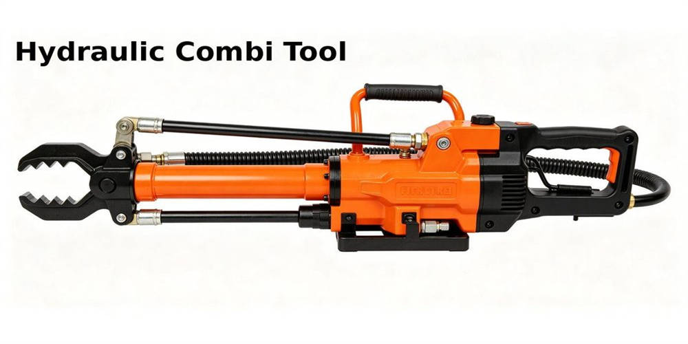 Hydraulic combi tool, heavy‑duty rescue combi cutter spreader tool for emergency rescue operation