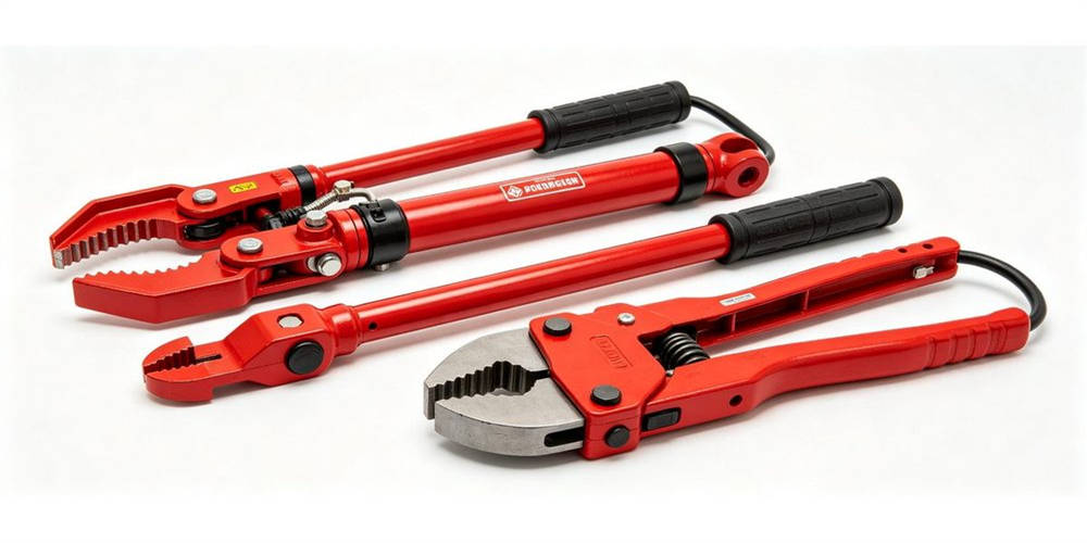 Manual hydraulic rescue tool set, multi‑functional hand operated rescue cutting and spreading tools for emergency rescue Manual hydraulic rescue tool set, multi‑functional hand operated rescue cutting and spreading tools for emergency rescue