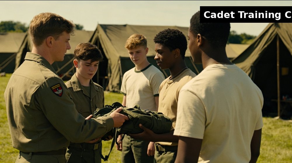 Field training supply image showing youth cadet training camp equipment for government training camps, duty rotations and bulk procurement planning