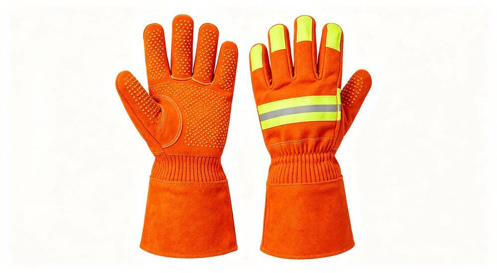 Fire heat resistant gloves orange for fire rescue, industrial safety and institutional PPE purchasing decisions Fire heat resistant gloves orange for fire rescue, industrial safety and institutional PPE purchasing decisions