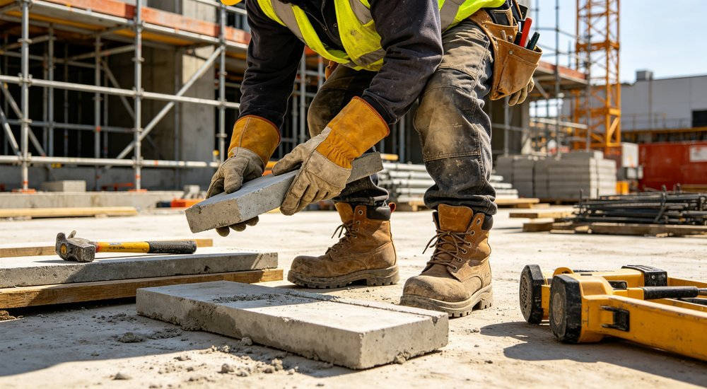 Construction site safety workers heavy duty gloves for wholesale hand and foot protection selection and procurement review