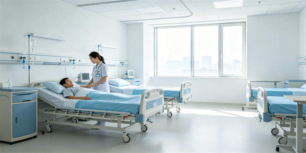 hospital waterproof mattress application hospital ward nurse patient YRF textile China manufacturer 