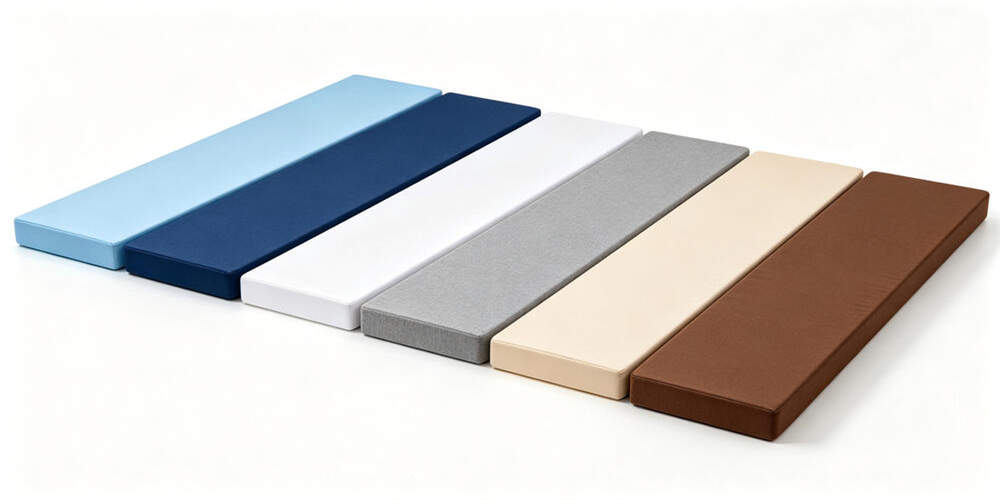 hospital waterproof mattress color options 6 colors full display YRF textile China manufacturer wholesal