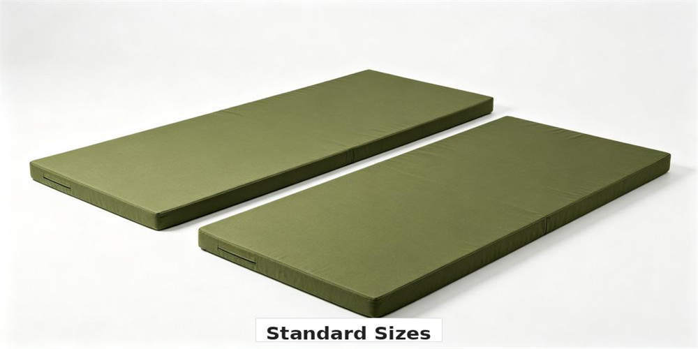 military foldable mattress feature folded size comparison YRF textile China manufacturer wholesale