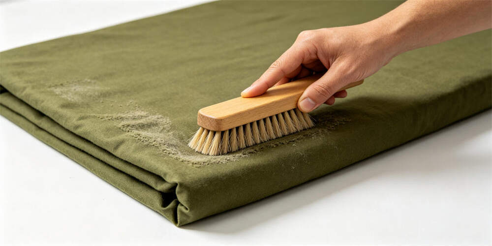 military foldable mattress feature abrasion resistance test brush YRF textile China manufacturer wholesal