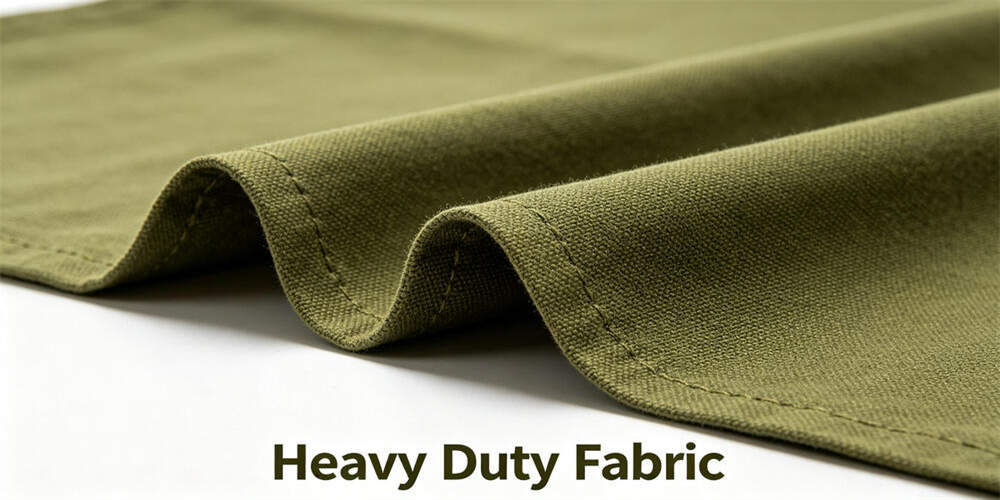 military foldable mattress fabric detail olive green heavy duty polyester cotton YRF textile China manufacturer