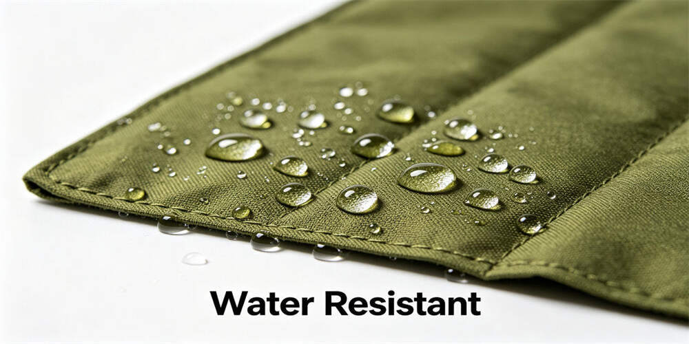 military foldable mattress feature water resistant test water drops YRF textile China manufacturer