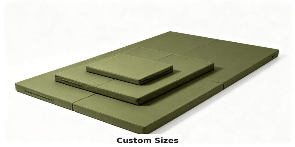 military foldable mattress custom sizes 180x70 190x80 200x90 YRF textile China manufacturer wholesal