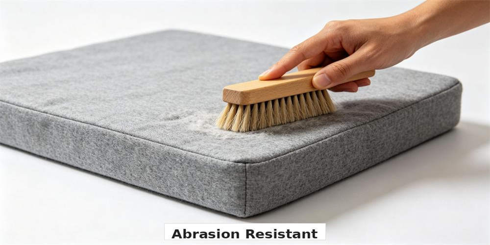 school dormitory thin mattress feature abrasion resistance test brush gray YRF textile China manufact