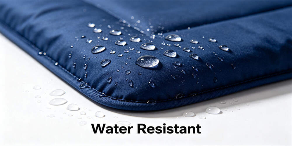 school dormitory thin mattress feature water resistant test water drops navy blue YRF textile China 